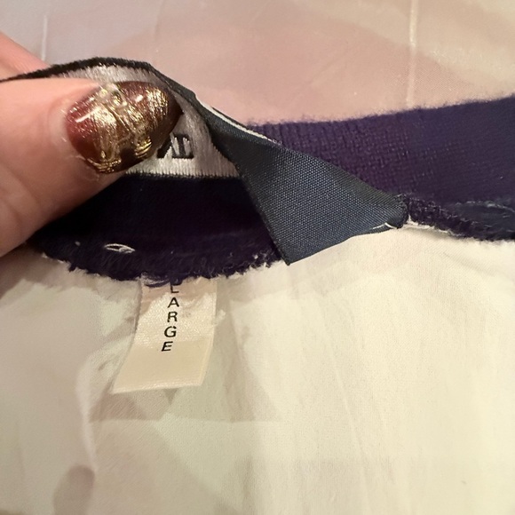 Black/White Lightweight Golf Windbreaker Shirt Jacket V-Neck/Side Pockets Large - Picture 6 of 9